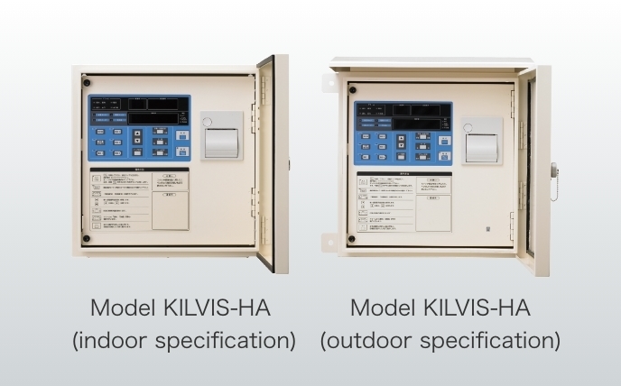 Model KILVIS-HA (Indoor type)　Model KILVIS-HA (outdoor type)