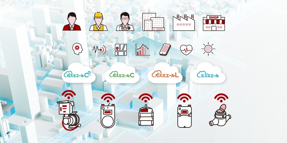 電力、ガス、水道+αのデータを重ね合わせた新たな価値を社会へ提供